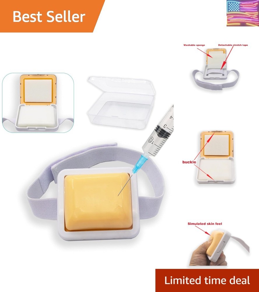 Injection Practice Kit - Intramuscular Training Pad with Box, Perfect for Nur...