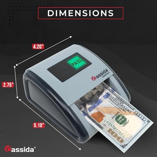 Cassida InstaCheck Counterfeit Money Detector Quick Authenticity Check