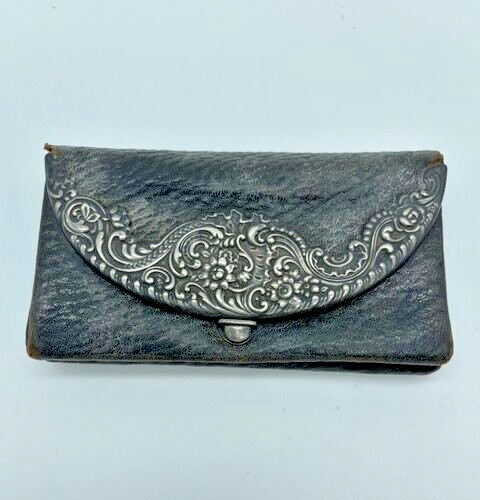 Gorham 1889 Gorham Leather & Sterling Silver Wallet
