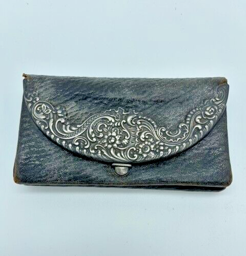 Gorham 1889 Gorham Leather & Sterling Silver Wallet