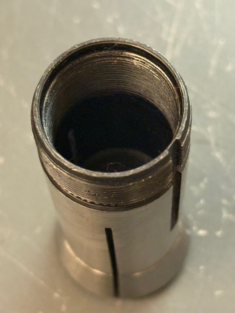 1/4" Round 5C Collet w/Internal Threads
