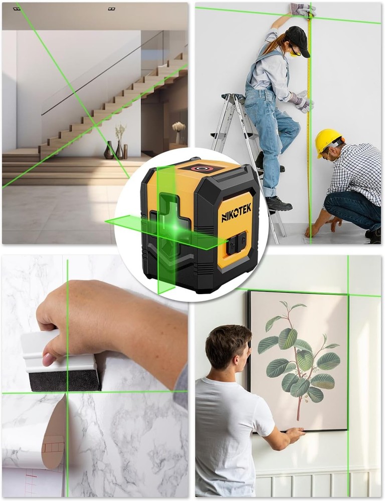 Kit de nivel láser multiusos con trípode