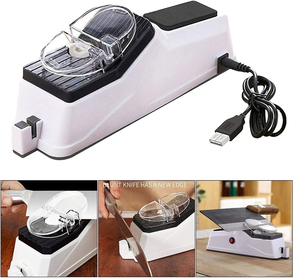 Electric Knife Sharpener Professional Kitchen Sharpening Stone Grinder knives