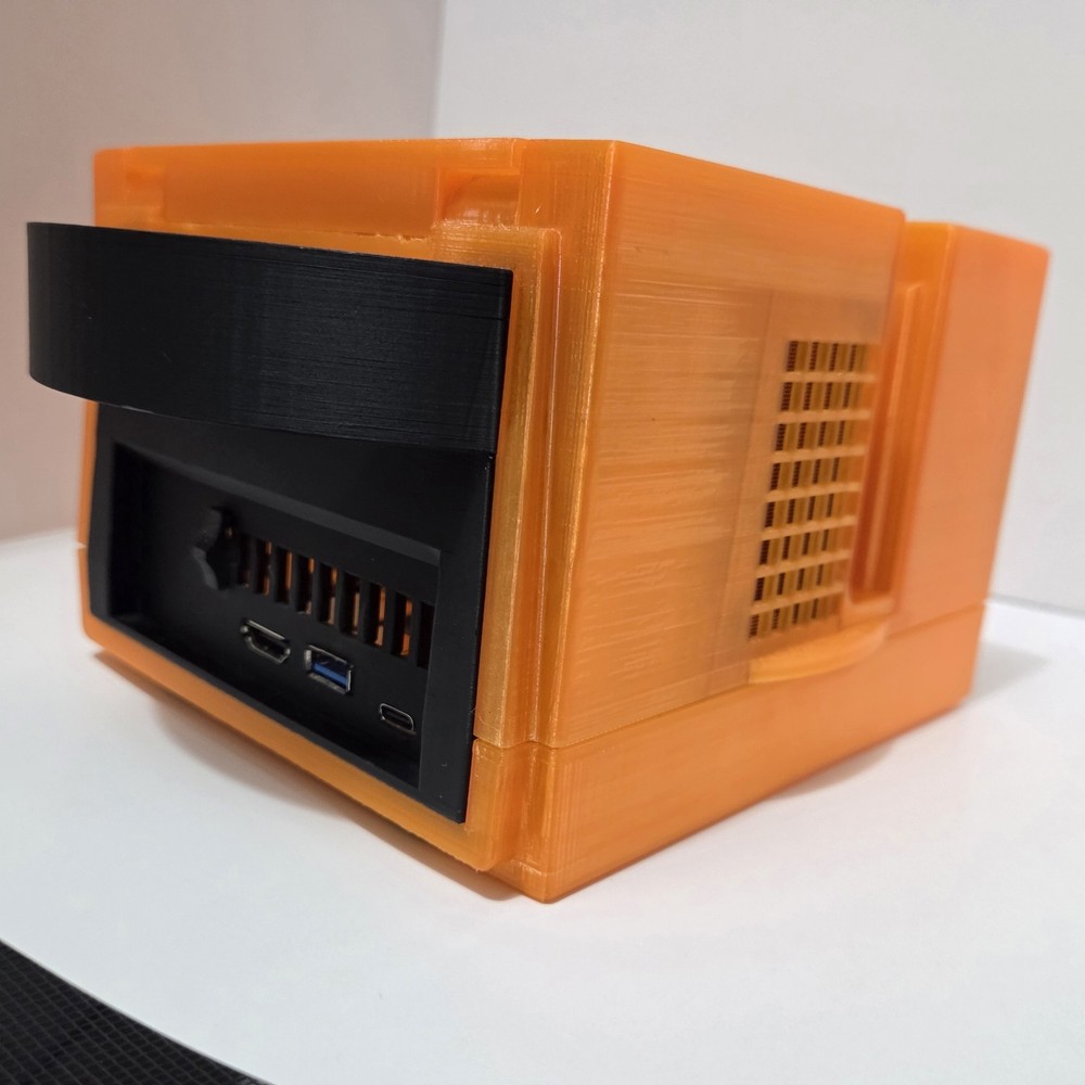 Orange GameCube Style Dock for Nintendo Switch V1 & Oled