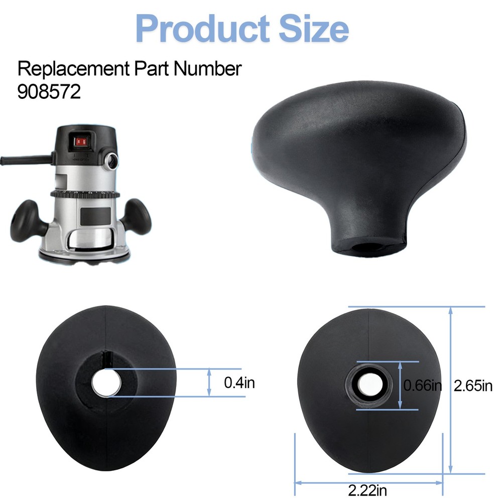 New Porter Cable Router Replacement (2 Pack) Handle - 908572-2PK