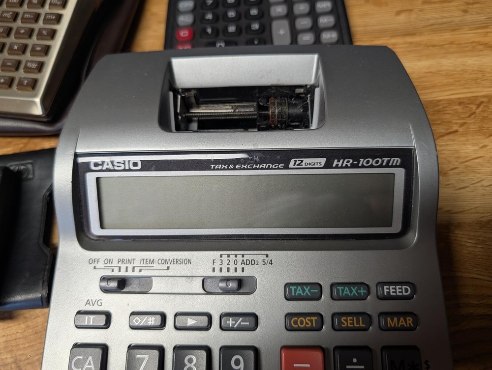 Vintage Casio and Hewlett-Packard Scientific Calculators Collection