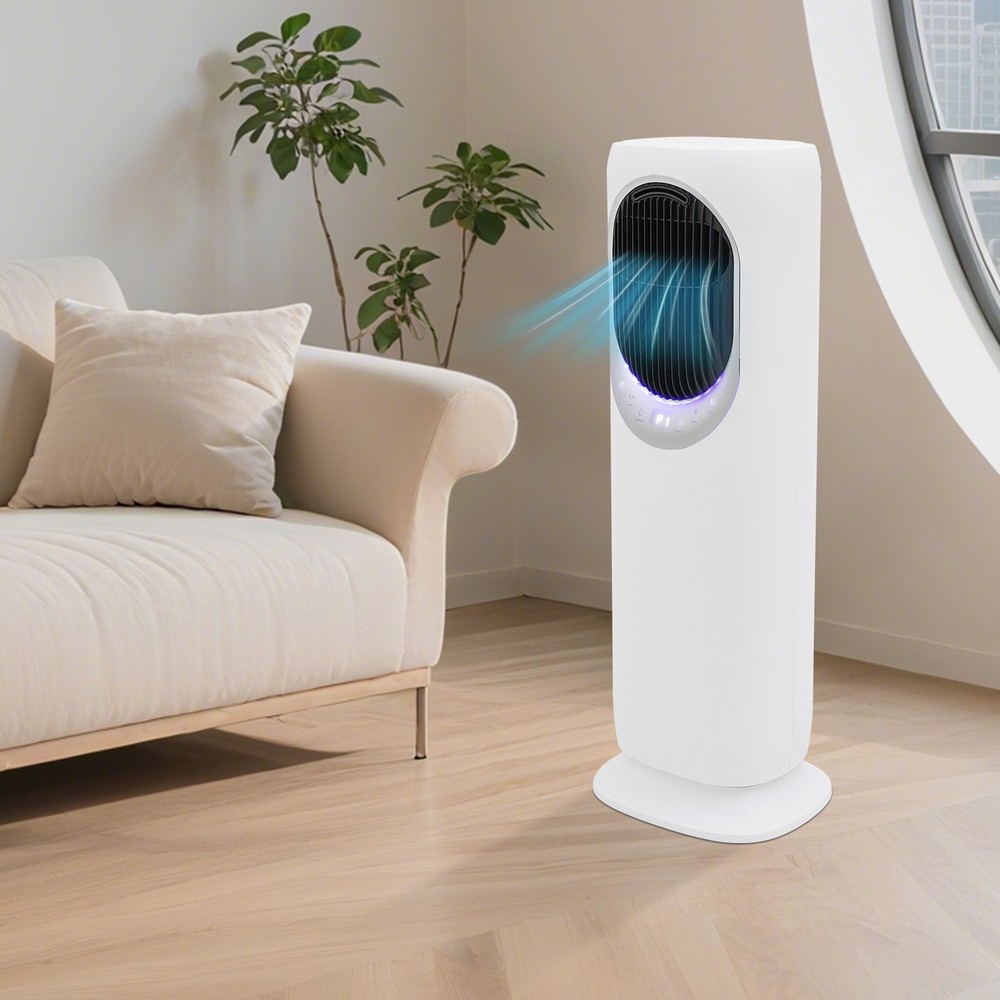 Dual-purpose Heating & Cooling Air Conditioner Fan Standing Fan and Heater Combo