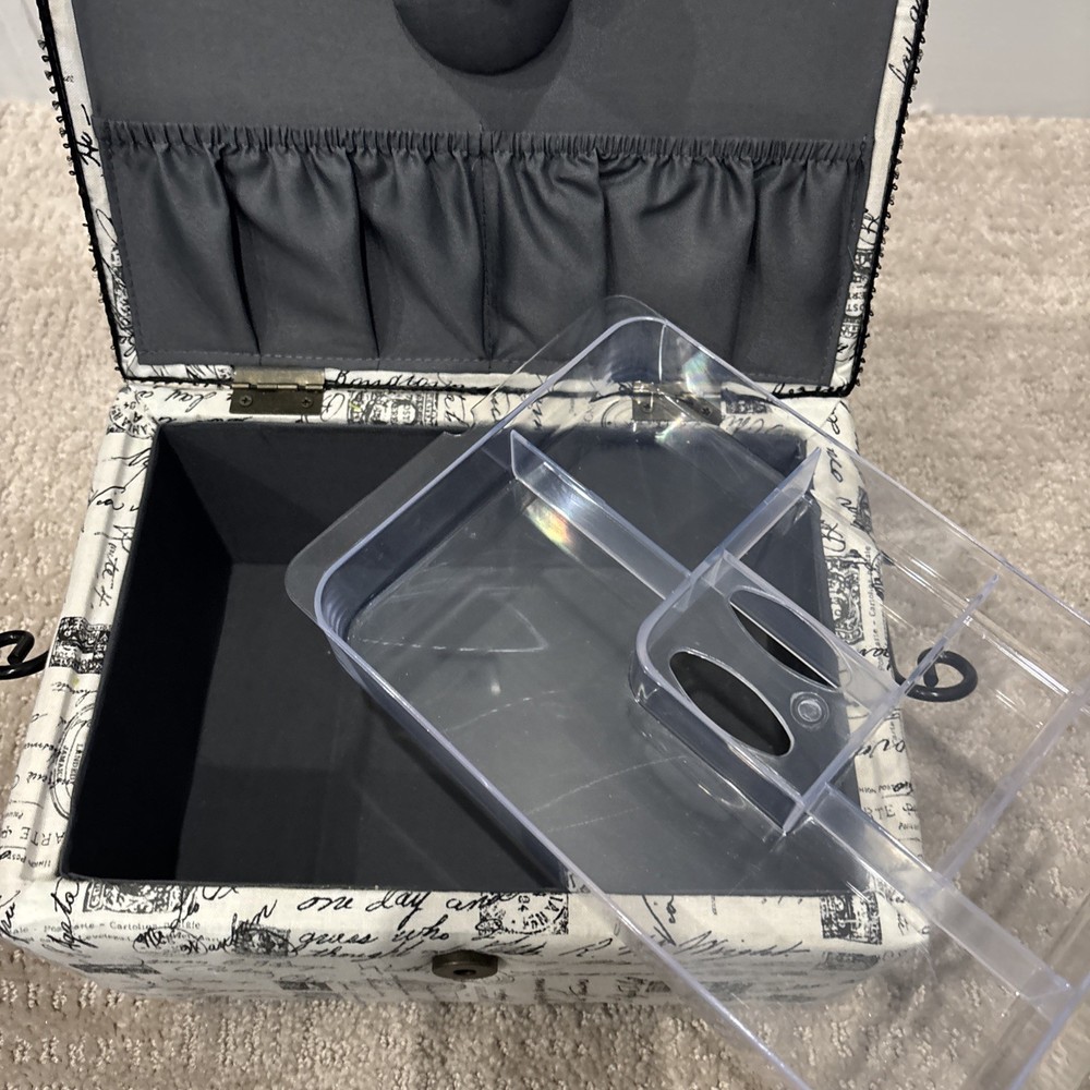 EUC Sewing Box With Tray
