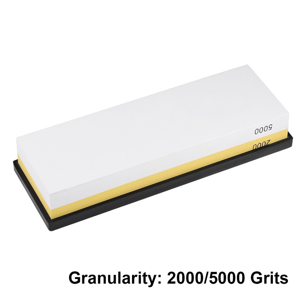 Double-Sided Whetstone Knives Sharpener Sharpening Stone 2000/5000 Grit