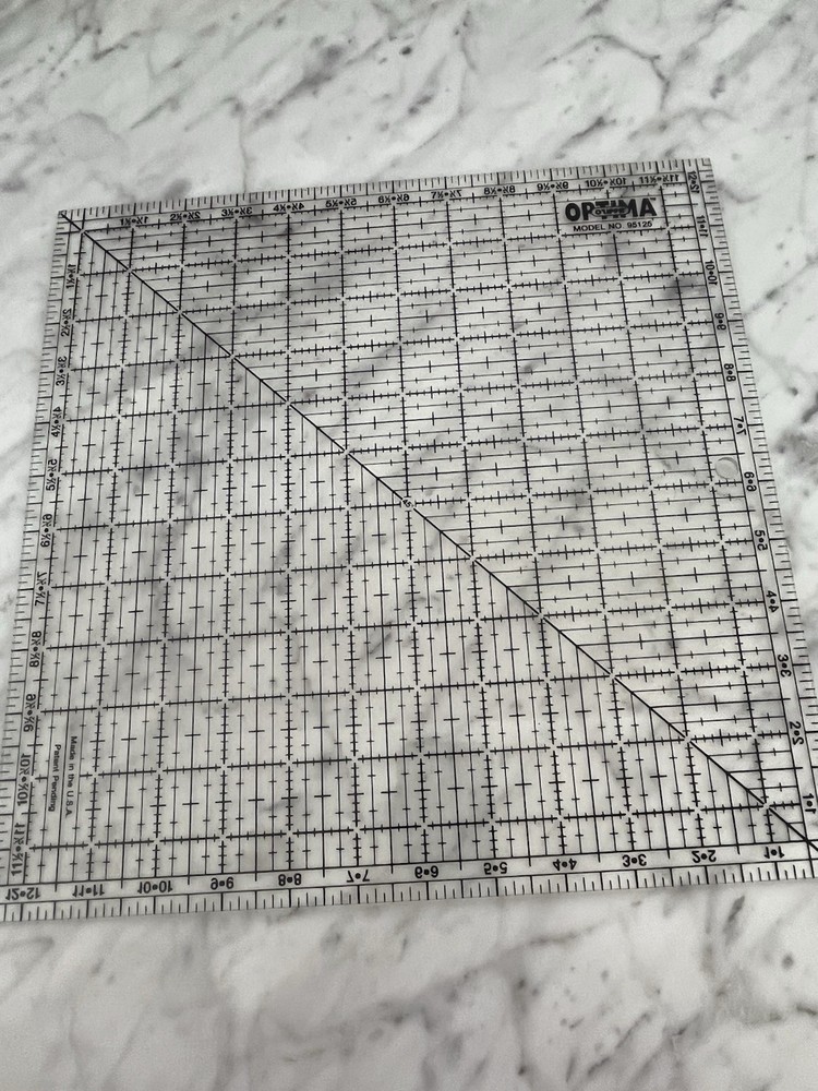 12” Square Cutting Board For Quilting, Sewing