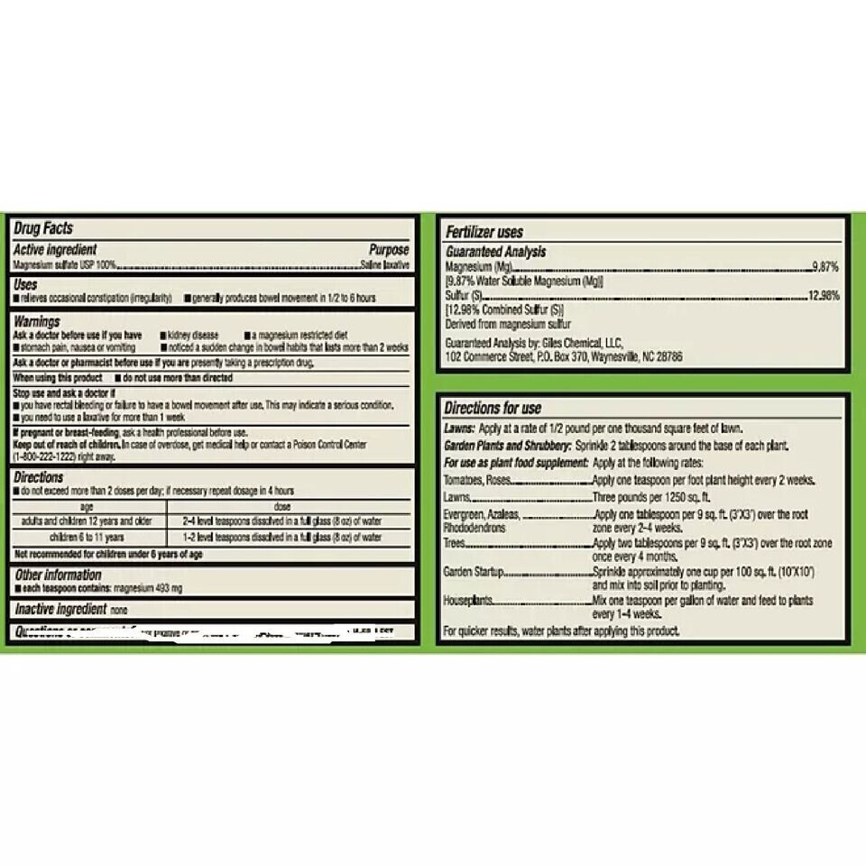 Member's Mark Epsom Salt (7 lb., 2 pk.)