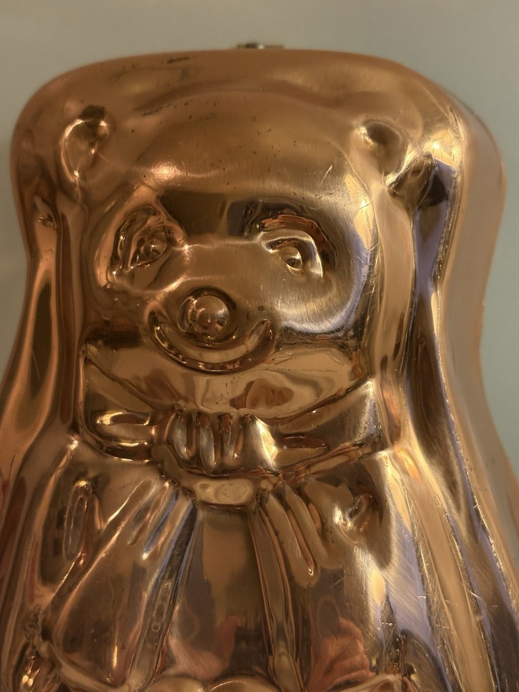 Copper Teddy Bear Wall Hanging: Kitchen Decor