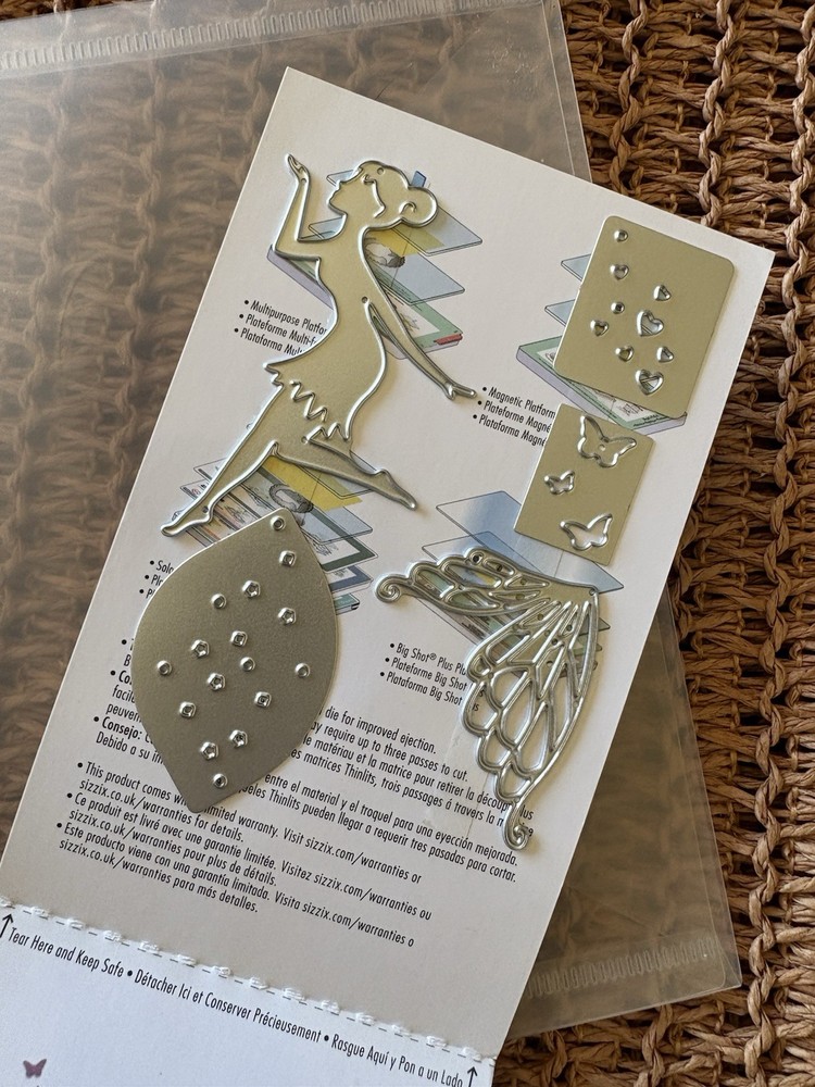 Sizzix Fairy Wishes Thinlits Steel Dies/Set 5 Pieces