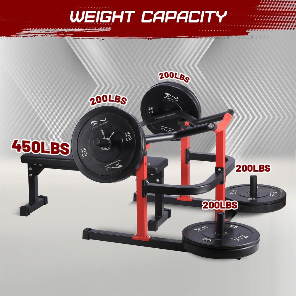 😸✔️450 Pound Chest Press Machine Weight Bench Press Machine Adjustable Flat Inc