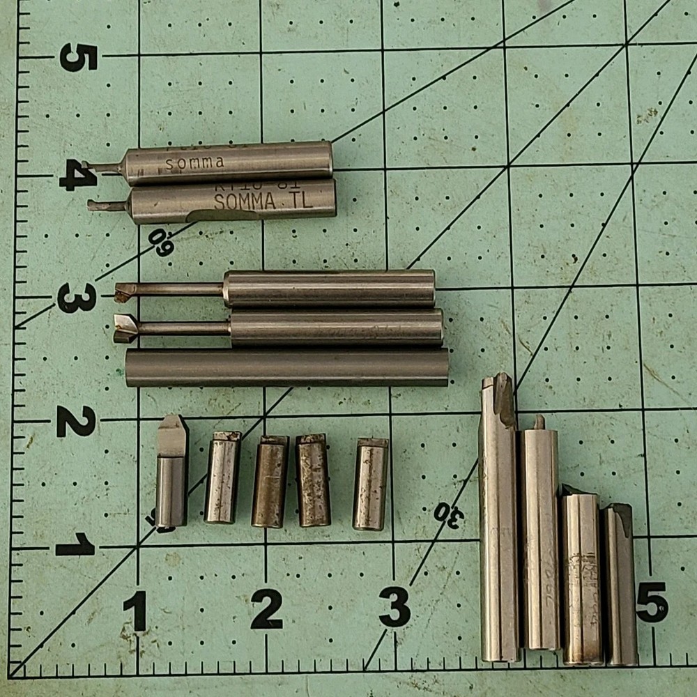Lot of Solid Carbide Micro Boring Bars Inserts Somma Tool Machinist Lathe