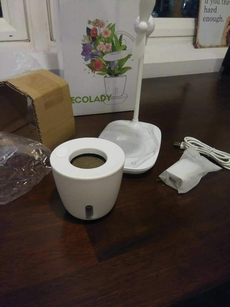 Desktop PLANT LIGHT! Mini LED Office Desktop or Side Table Grow Lamp Adjustable