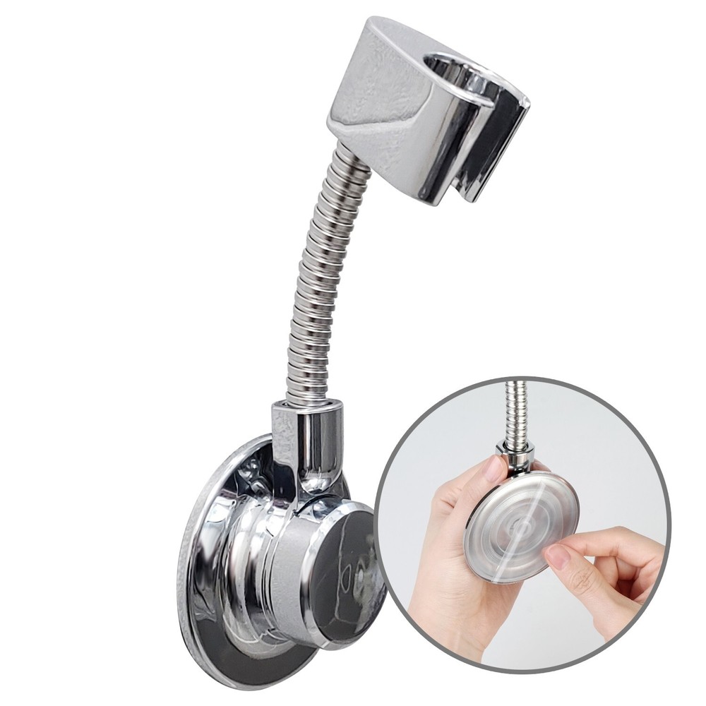 BathBeyond Shower Head Holder - Flexible Shower Head Holder Adjustable