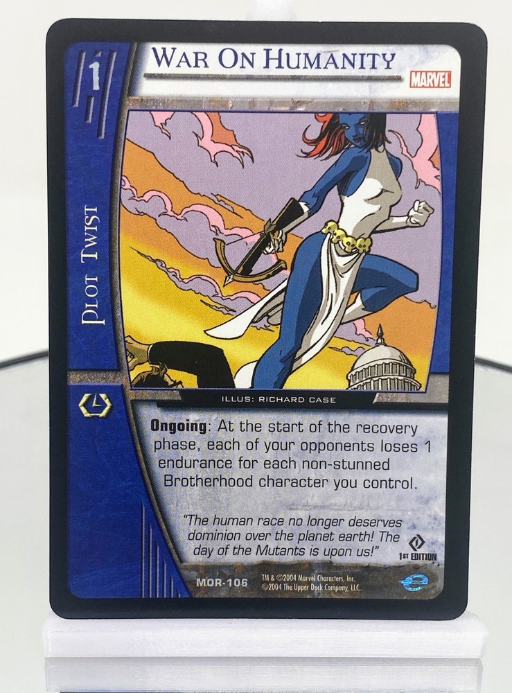 Upper Deck Vs System: Marvel Origins Near Complete Set 1st Edition (219/220)