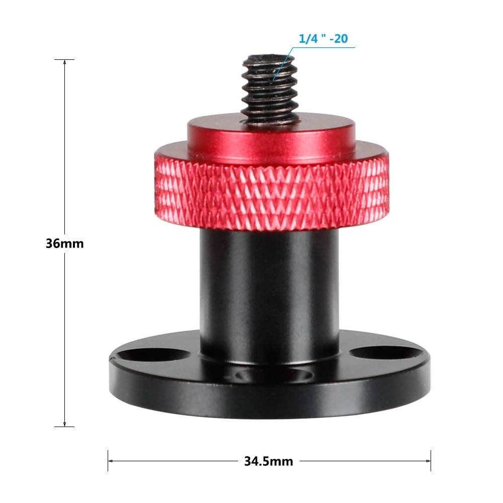 CAMVATE 1/4"-20 Male Thread Screw Mount for Supporting Wall-Mounted Accessory...