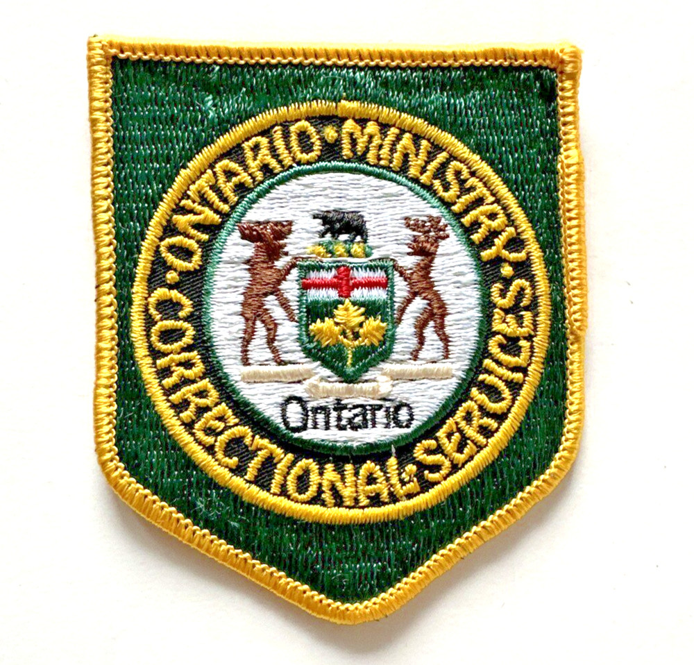 Canada Ontairo Canada Correctional Services Patch
