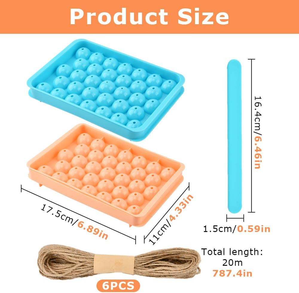 Grape Soap Molds Kit - 2Pcs DIY Soap Making Set with Accessories