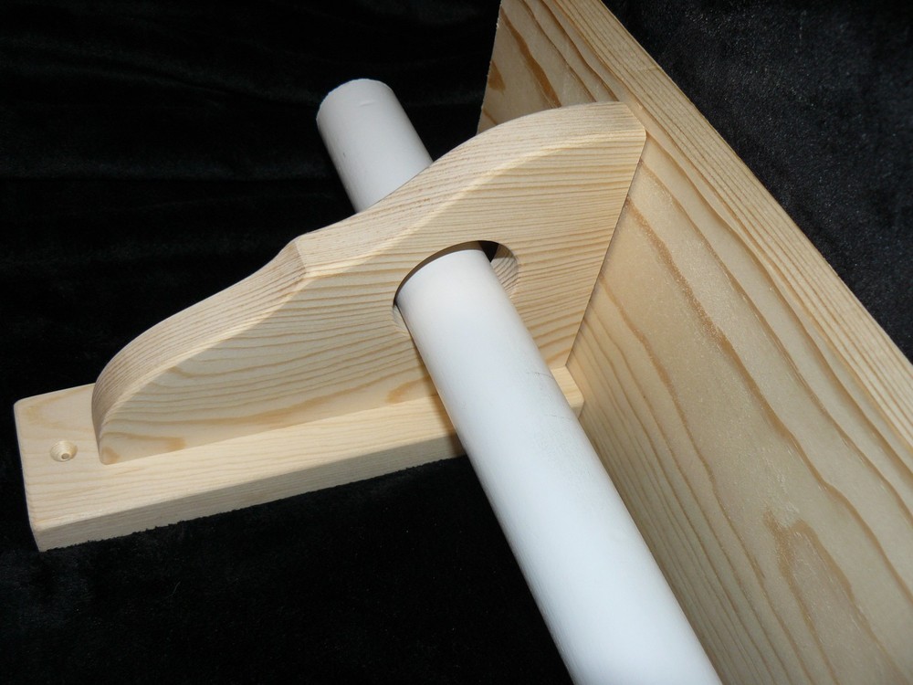 Decorative Wall Brackets with Rod Holder
