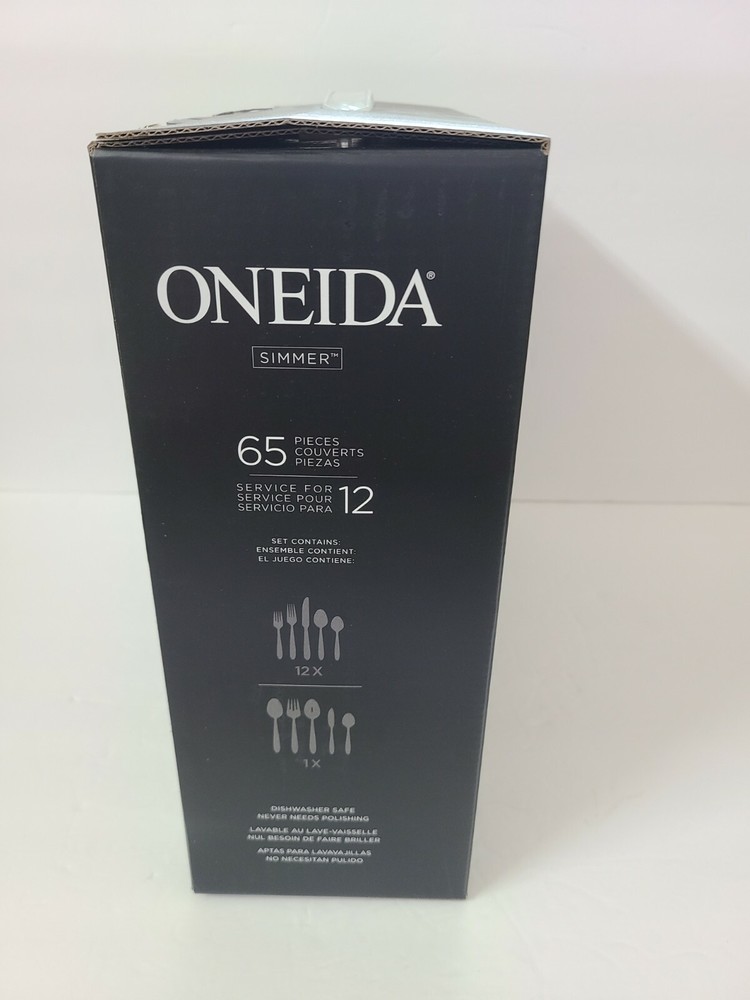 Oneida 65 Piece Stainless Steel Flatware Set