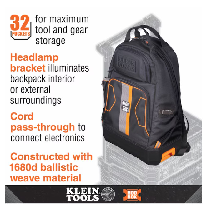 Klein Tools MODbox Electrician's Backpack