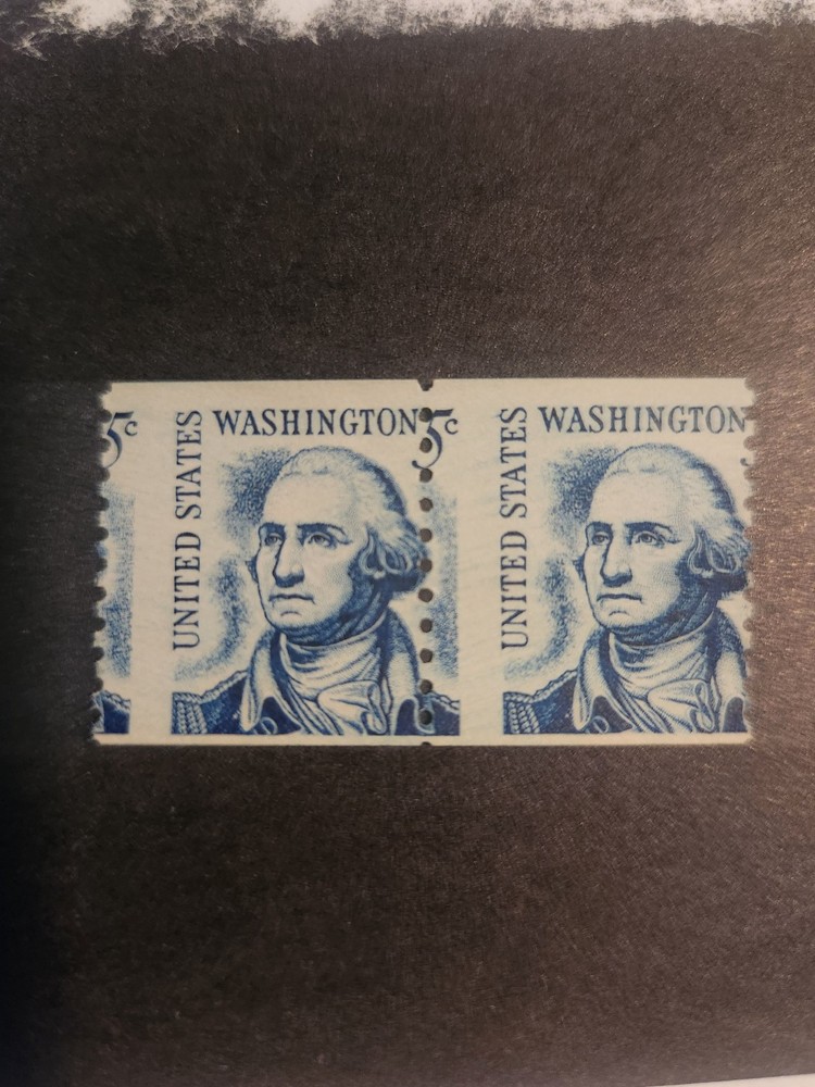 1304 Washington, Coil Misperf Error, Mint  NH #2
