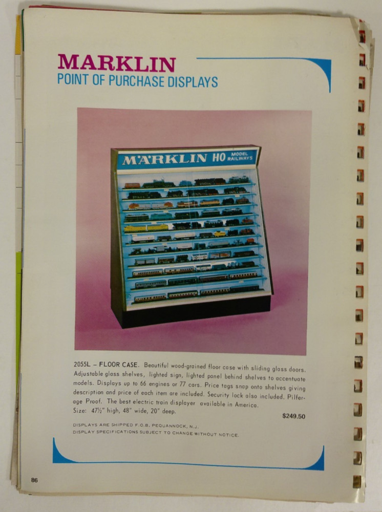RARE Vintage Marklin 1972E Catalog
