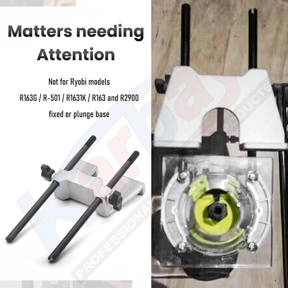 Edge Guide Assembly for 18V Trim Routers, Compatible with Multiple Models