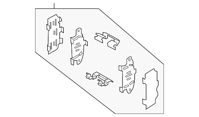 Genuine Nissan Hardware Kit D4M80-3NA0A