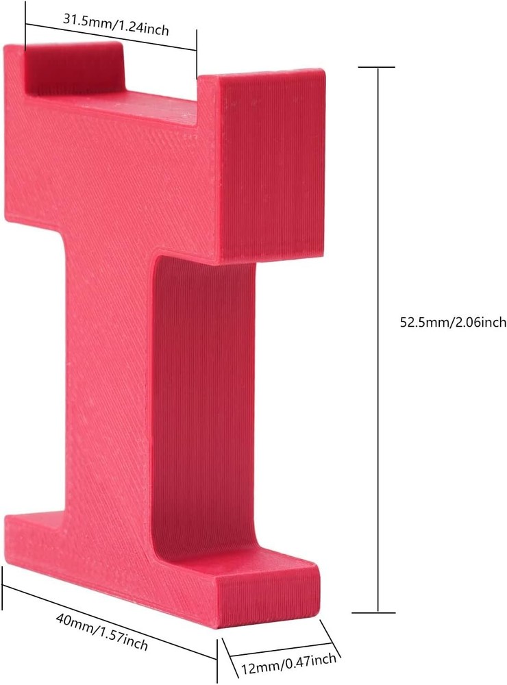 Durable PLA Support Brace for Work Sharp Precision Adjust Arm - Maroon Elegance