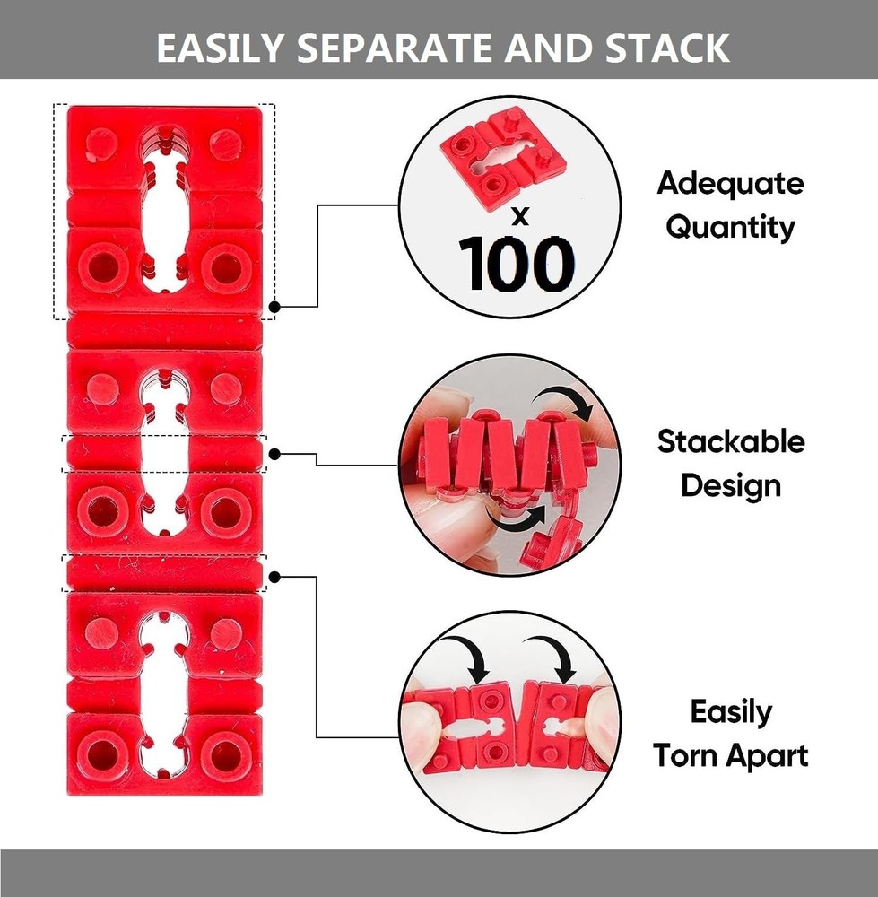 100pcs Outlet Spacers for Electrical Box, Electrical Outlet Spacers Shims Switch