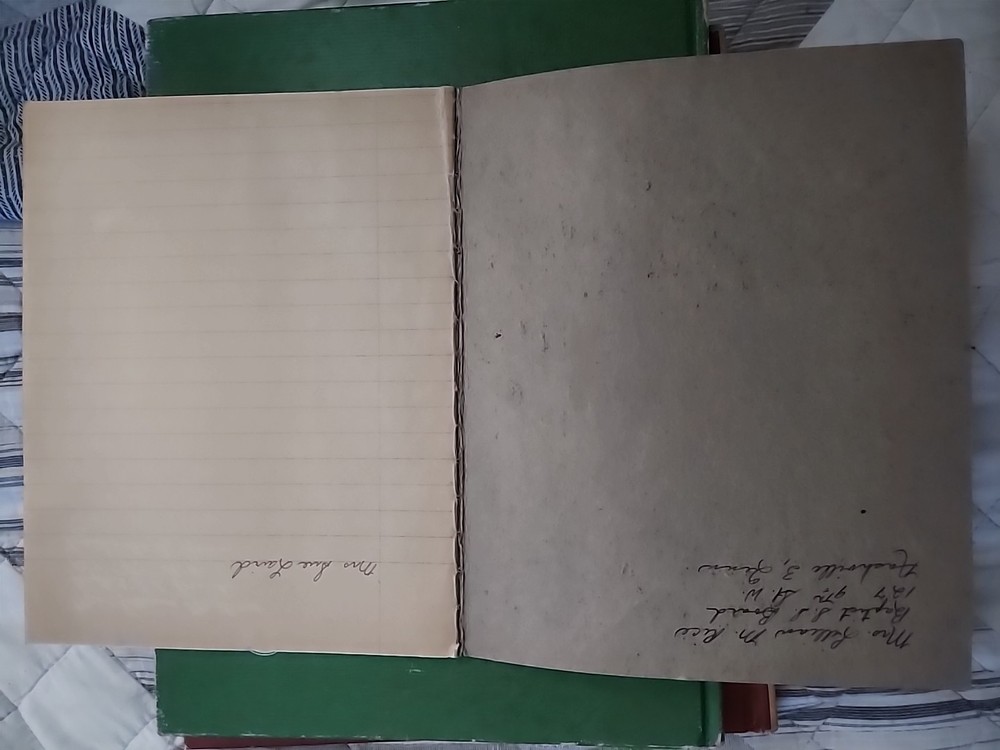 1940s - 1960s Style Composition Notebook Lightly Used