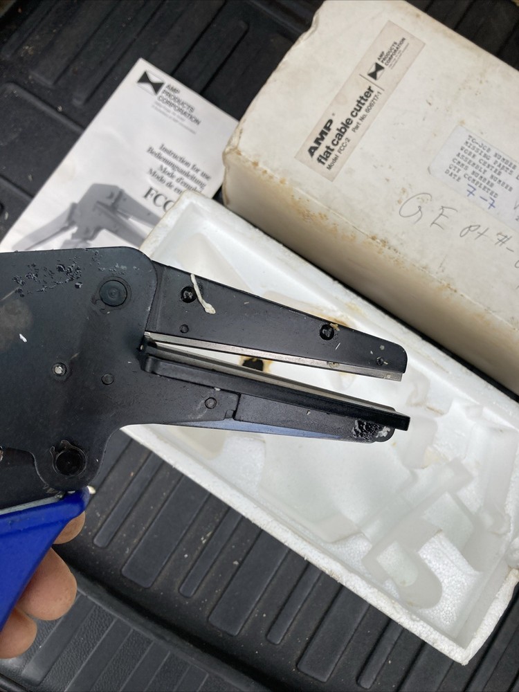 Flat Cable Cutters, AMP 606717-1 In Original Box