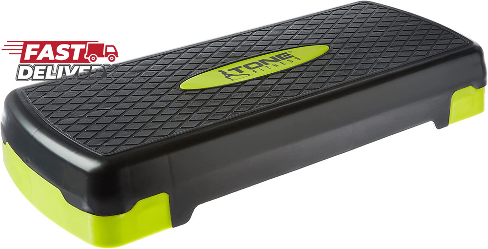 Tone Fitness Compact Aerobic Step Platform | Exercise Step