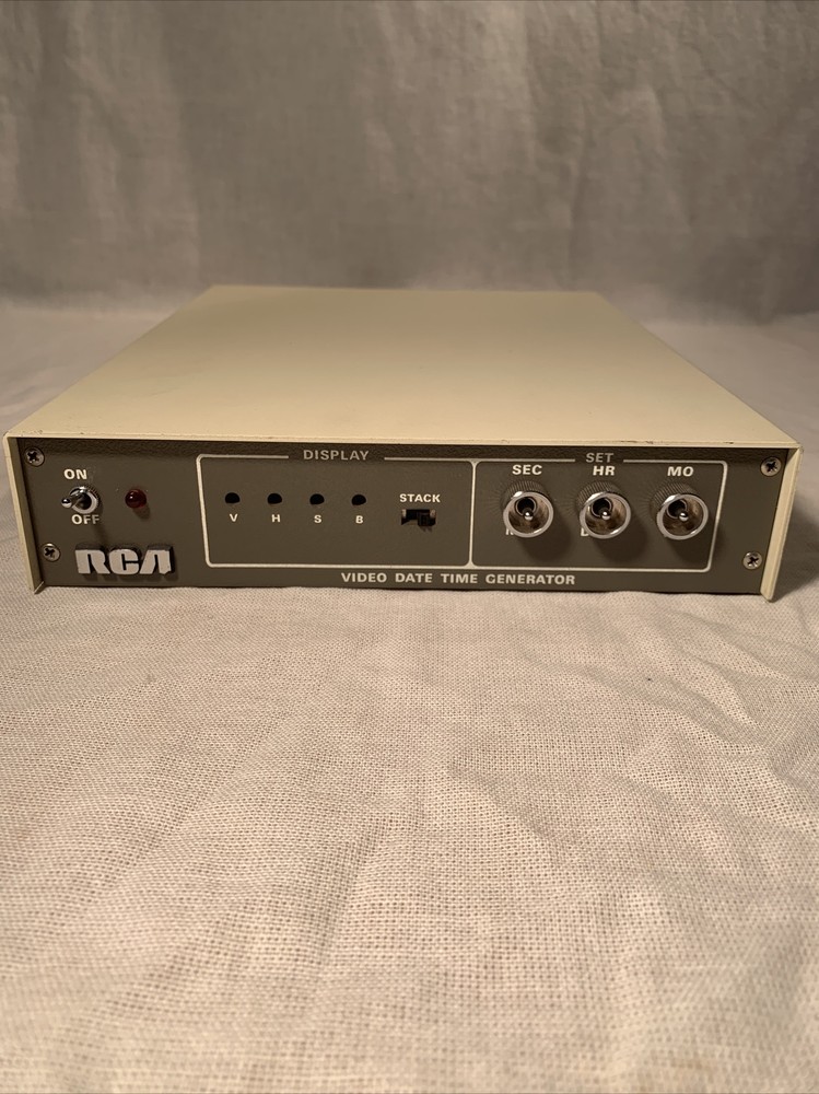 Vintage RCA Video Date Time Generator