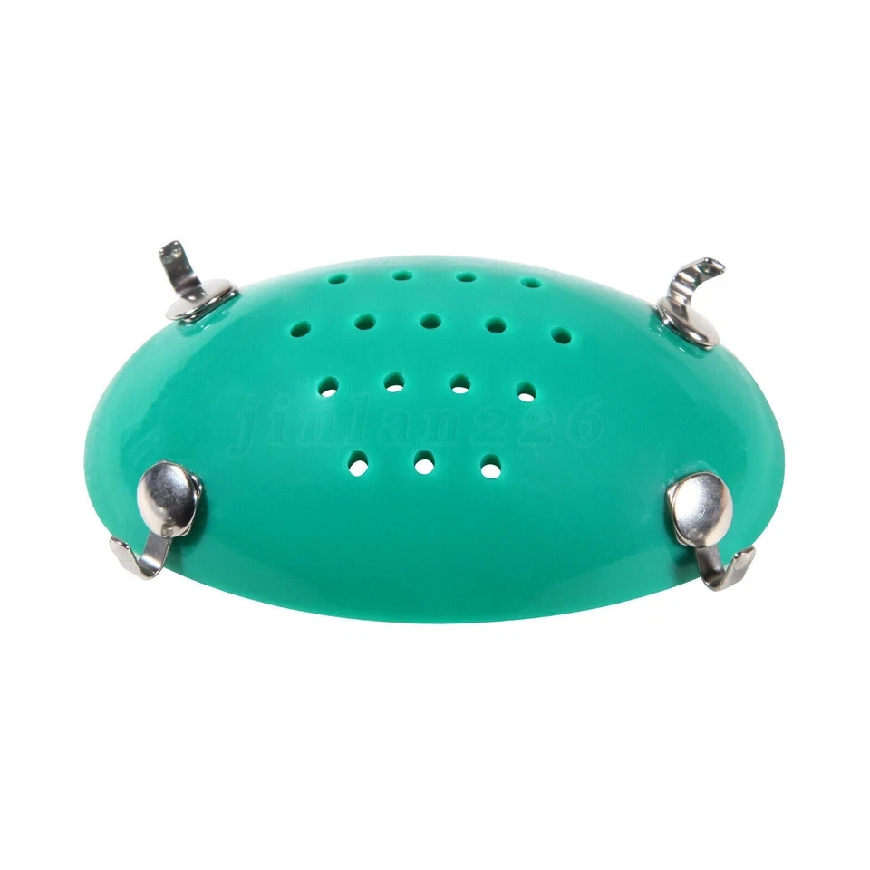 Dental Orthodontic High -Pull Headgear With Rigid Chin Cap High Pull Strap Blue