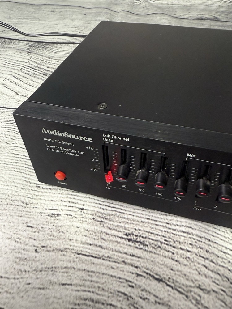 AudioSource EQ Eleven 10 Band Graphic Equalizer UNTESTED READ