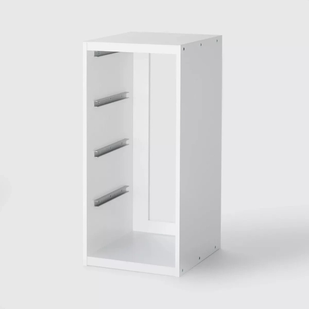 🔥🔥Short Sliding Bin Cube White - Brightroom (Box only, No basket)