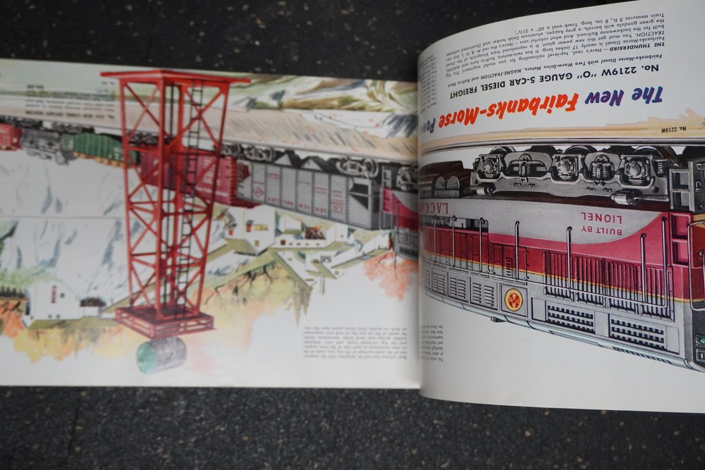 Original Lionel Trains Catalog from 1954