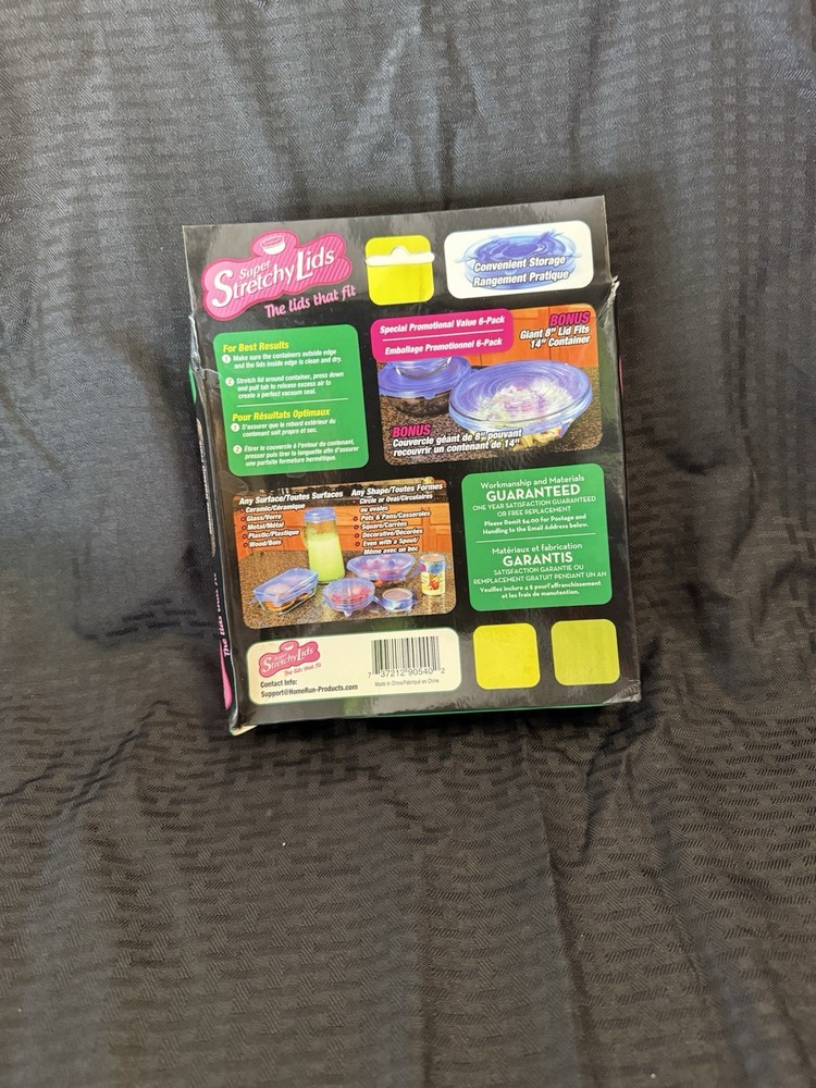 Stretchy silicone Lids Includes 6 different sizes FITS ANY SIZE