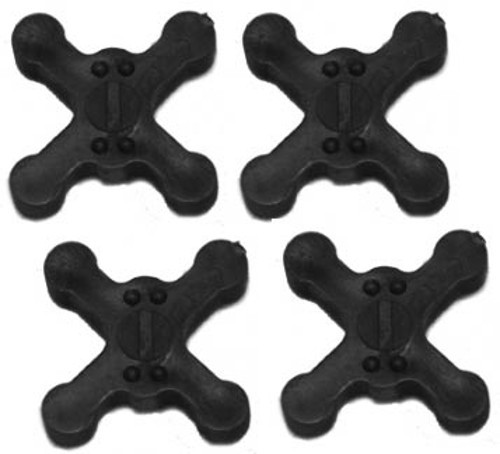 BowJax SlipJax String Silencer, 19 Grains, Black, 4 Pack