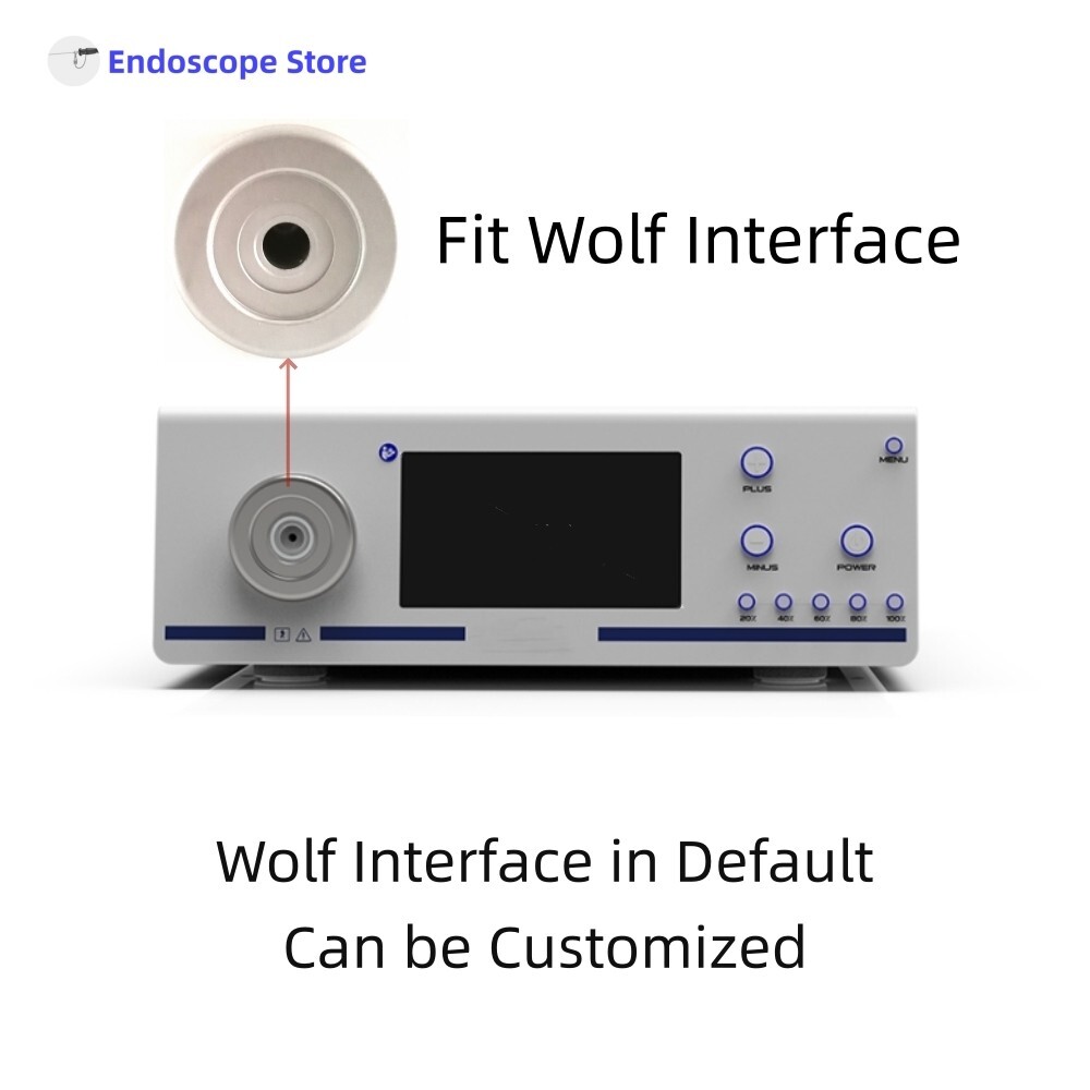 Medical Surgical LED 100W Endoscope Cold Light Source Match WOLF Customized