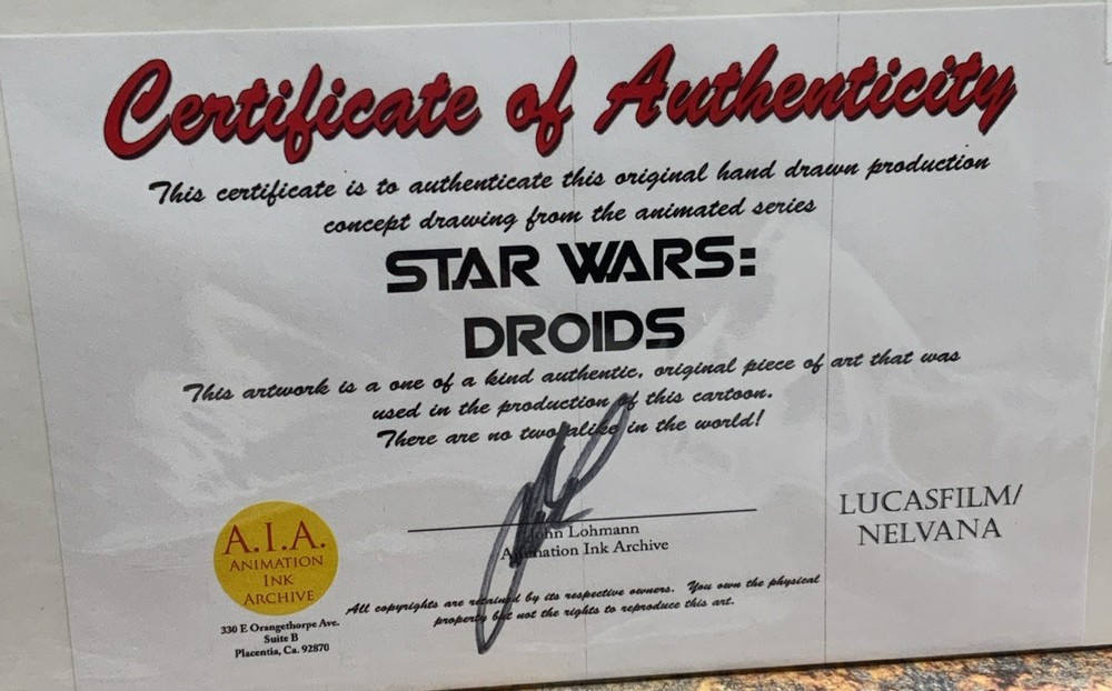 Star Wars DROIDS Artwork