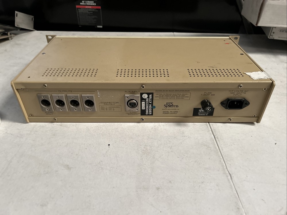 RTS Systems PS-10RM TW Two-Wire Intercom System Power Supply