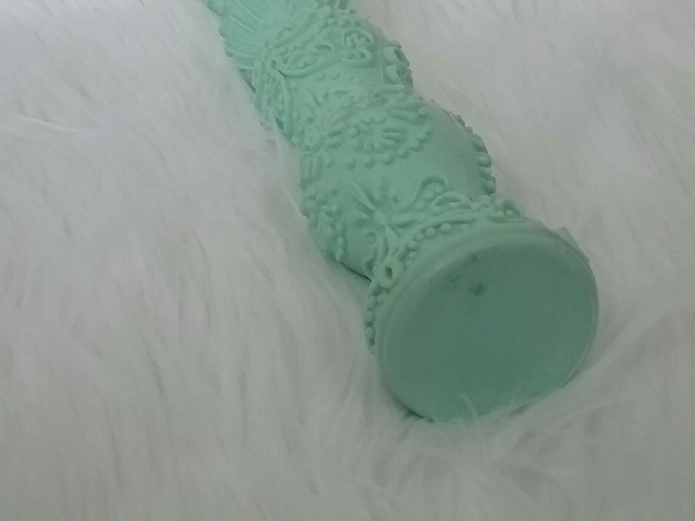 Vintage Textured Pattern Roller Stamp Mint Green