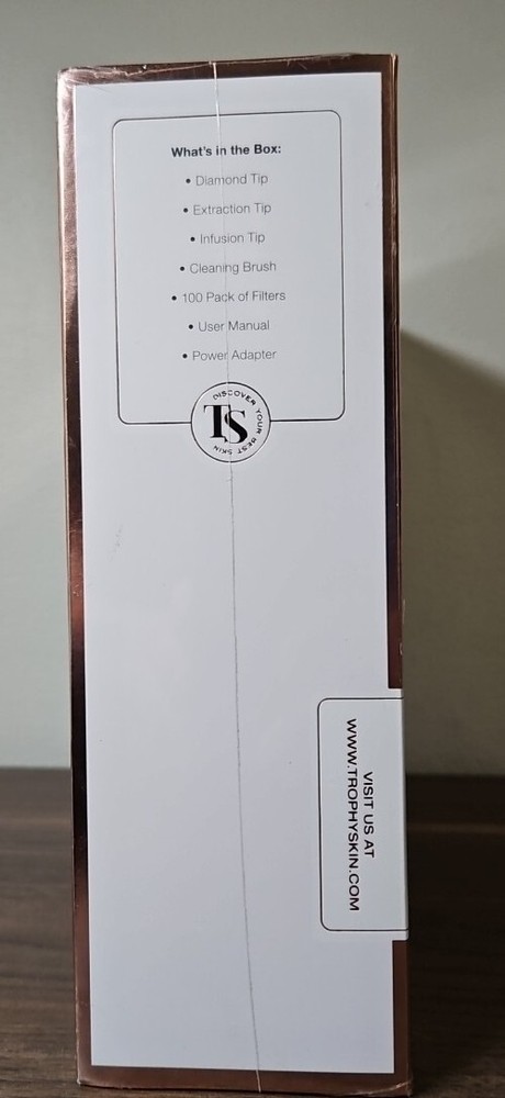 Trophy Skin Microderm MD Microdermabrasion System - New-Sealed - Blush