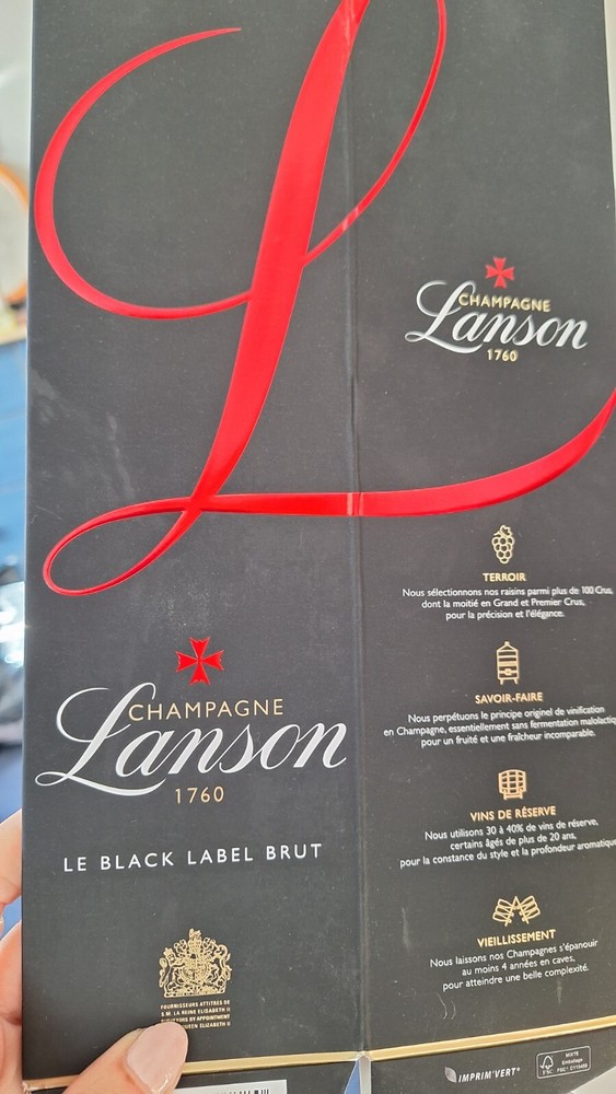 Empty X6 Gift Champagne Box Lanson Piper Pommery